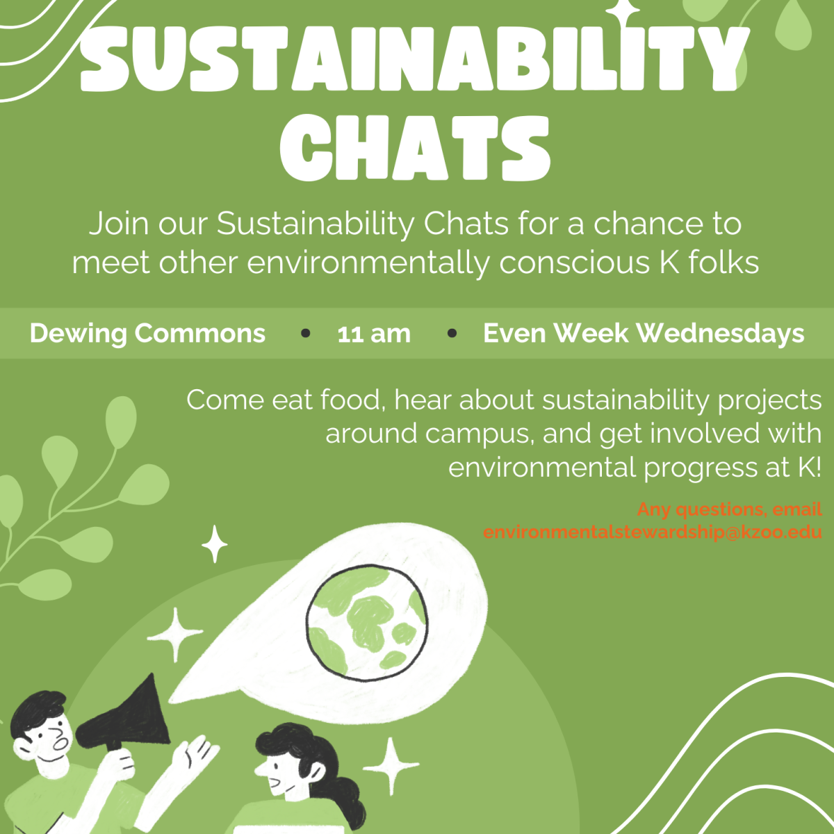 Sustainability Chats Have Begun!